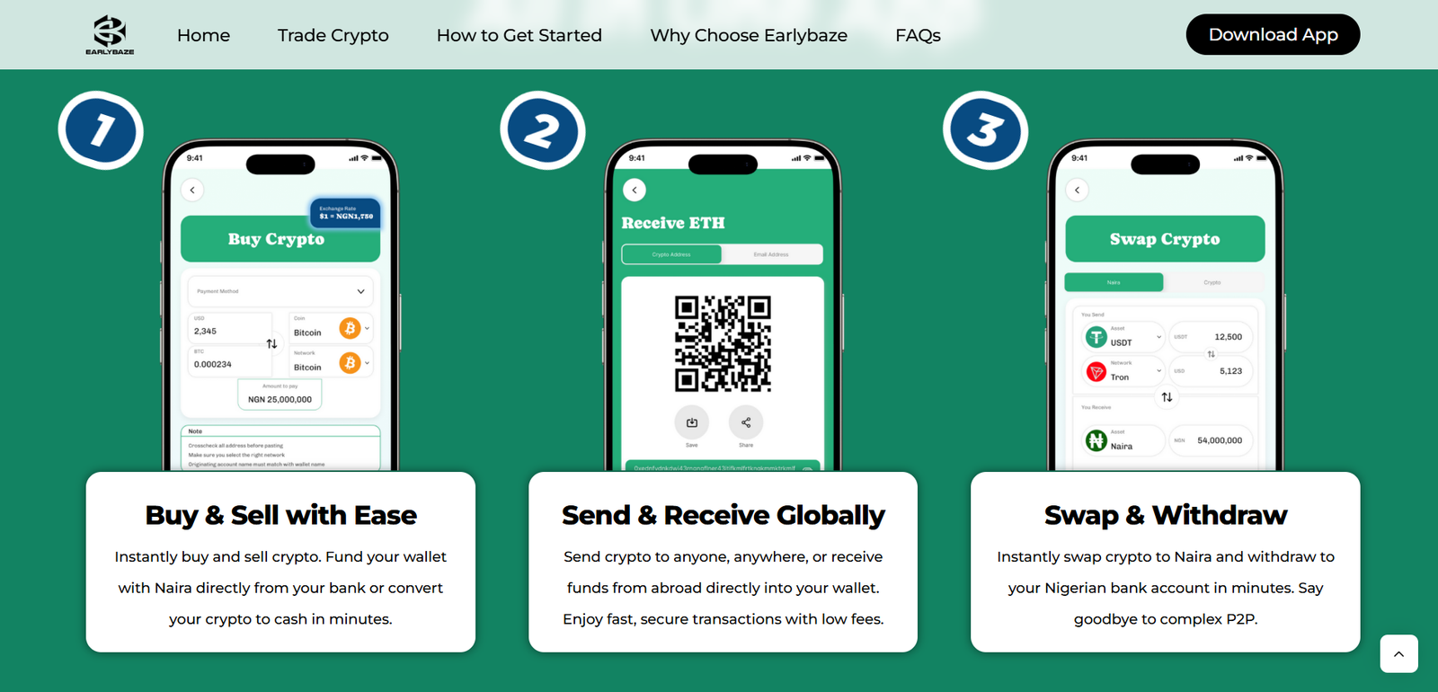 Earlybaze Crypto Exchange Platform