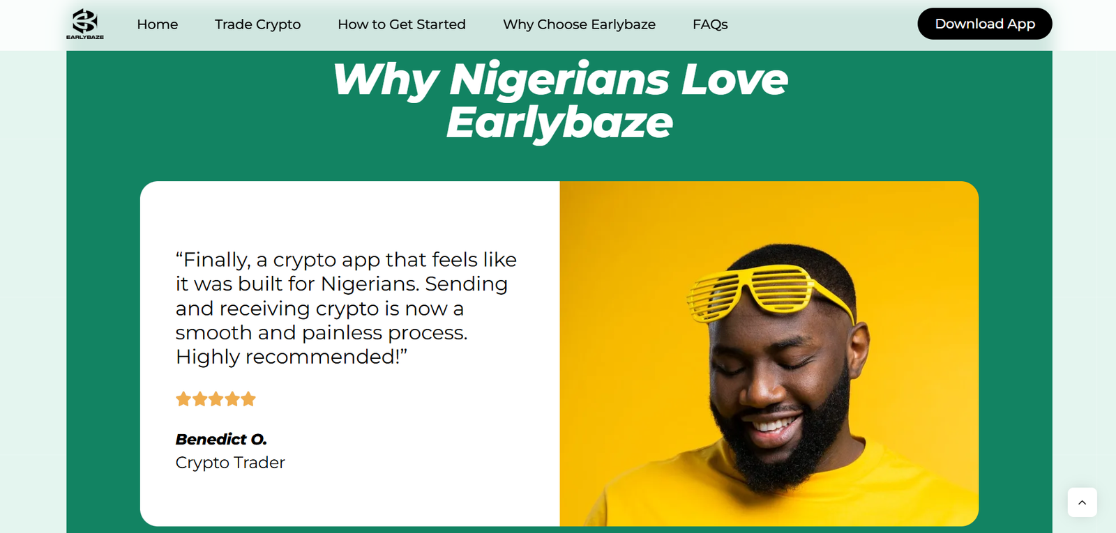 Earlybaze Crypto Exchange Platform